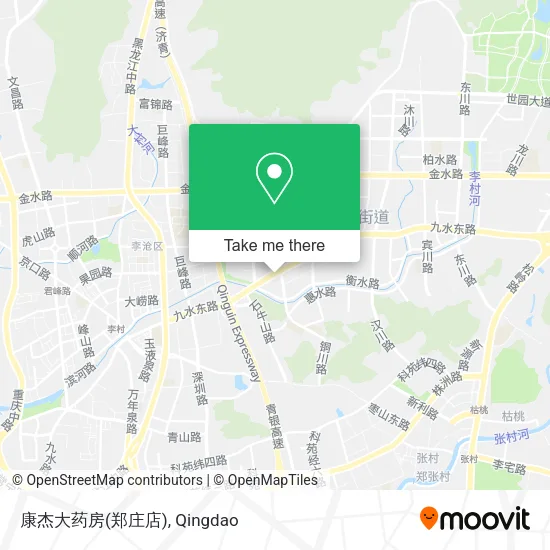 康杰大药房(郑庄店) map
