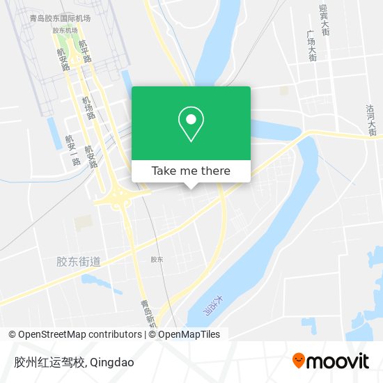胶州红运驾校 map