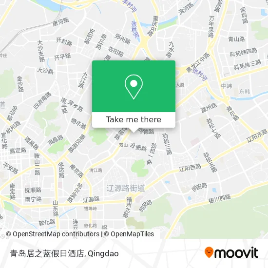 青岛居之蓝假日酒店 map
