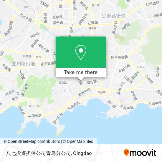 八七投资担保公司青岛分公司 map