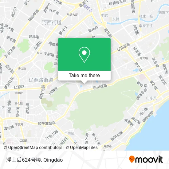 浮山后624号楼 map