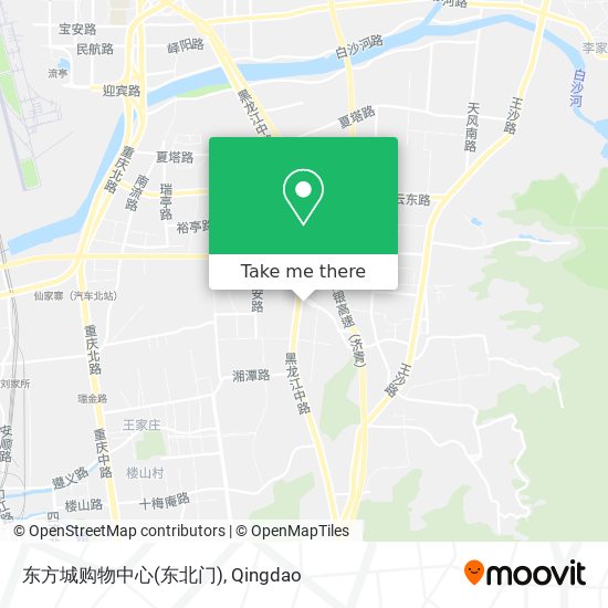 东方城购物中心(东北门) map