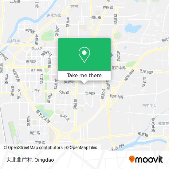 大北曲前村 map