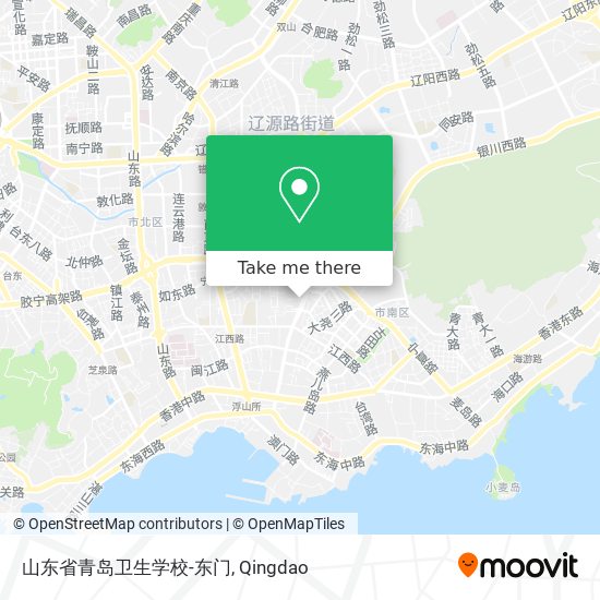 山东省青岛卫生学校-东门 map