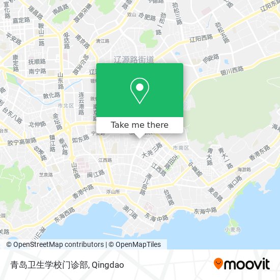 青岛卫生学校门诊部 map