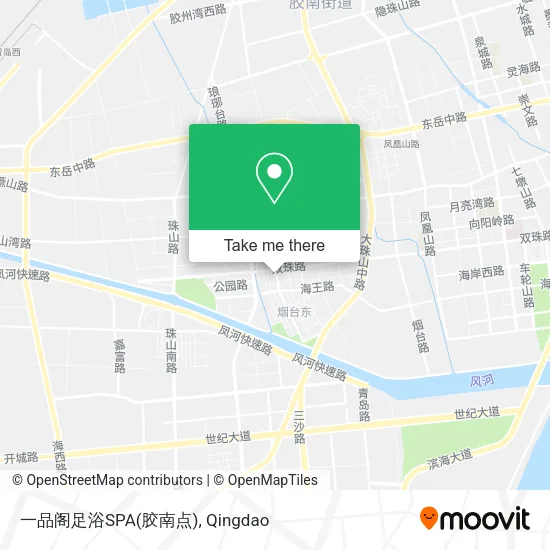 一品阁足浴SPA(胶南点) map