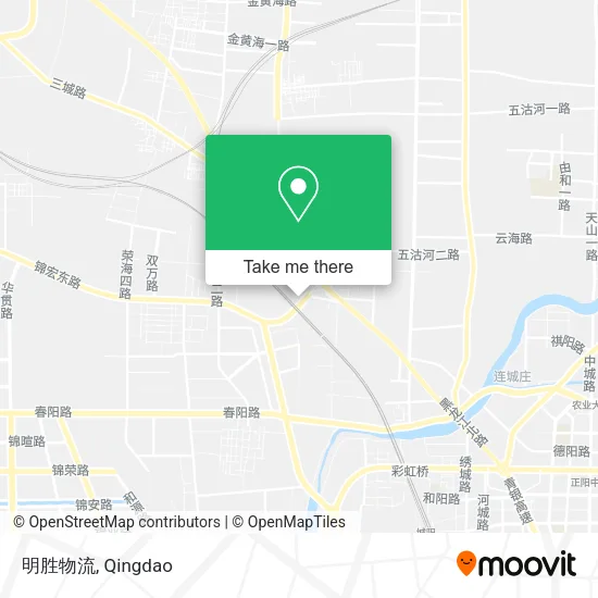 明胜物流 map