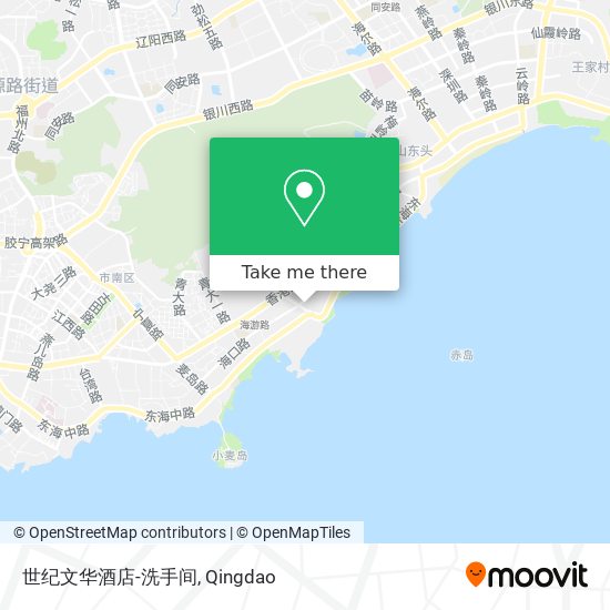 世纪文华酒店-洗手间 map