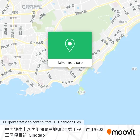 中国铁建十八局集团青岛地铁2号线工程土建Ⅱ标02工区项目部 map