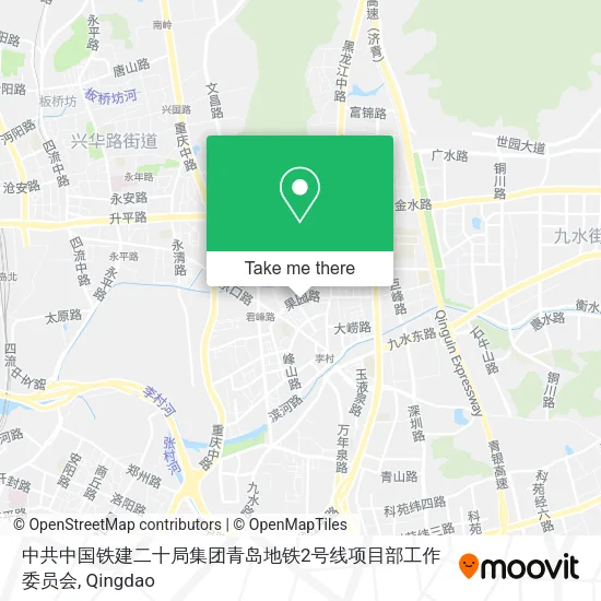 中共中国铁建二十局集团青岛地铁2号线项目部工作委员会 map