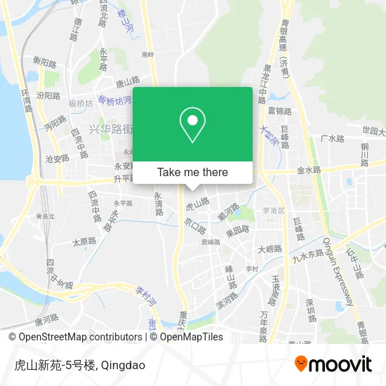 虎山新苑-5号楼 map