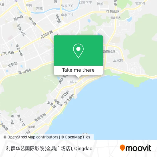 利群华艺国际影院(金鼎广场店) map