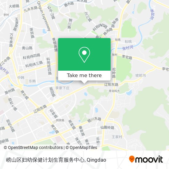 崂山区妇幼保健计划生育服务中心 map