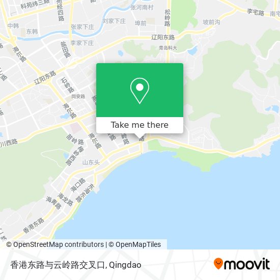 香港东路与云岭路交叉口 map