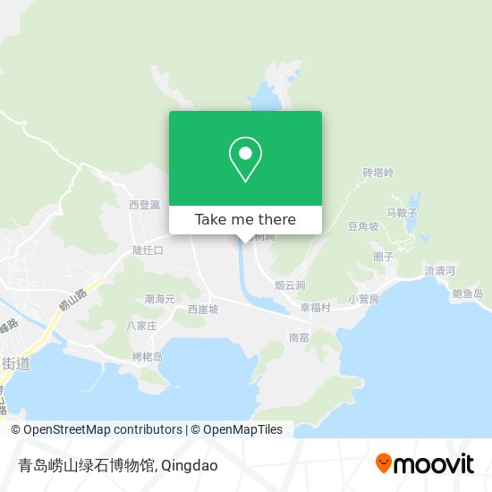 青岛崂山绿石博物馆 map