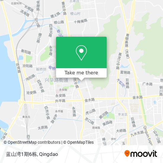 蓝山湾1期6栋 map