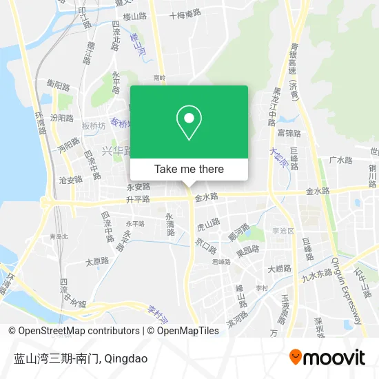 蓝山湾三期-南门 map