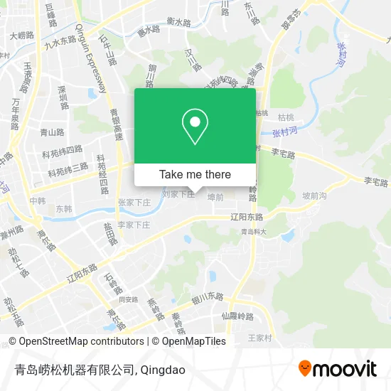 青岛崂松机器有限公司 map