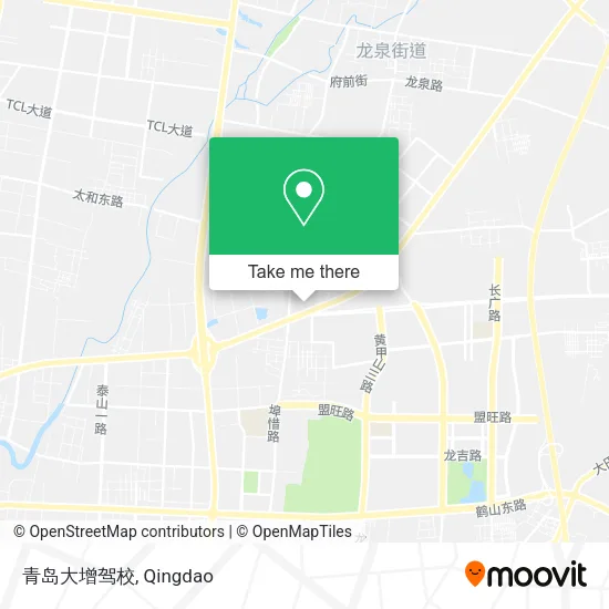 青岛大增驾校 map