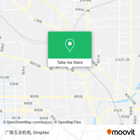 广隆五金机电 map