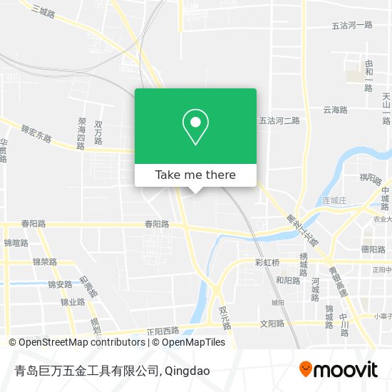 青岛巨万五金工具有限公司 map