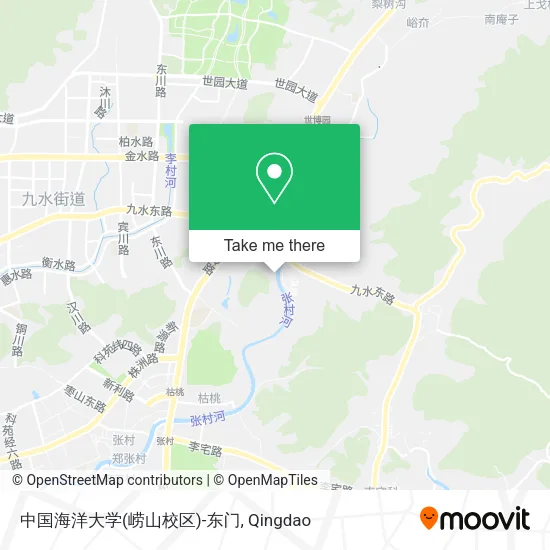 中国海洋大学(崂山校区)-东门 map