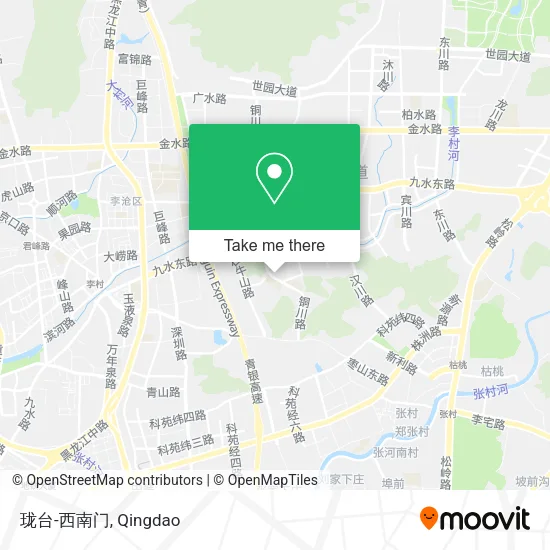 珑台-西南门 map