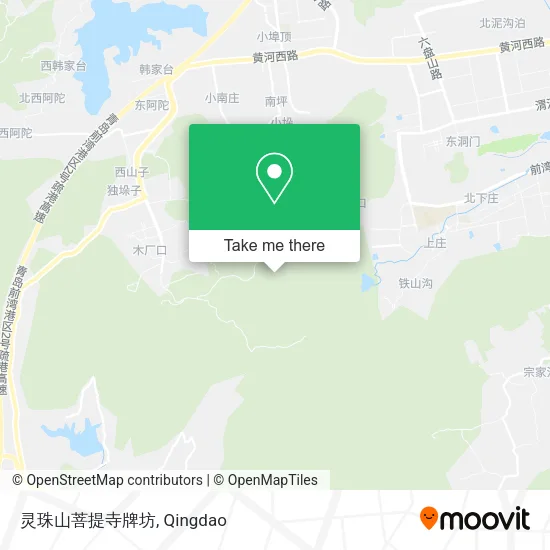 灵珠山菩提寺牌坊 map