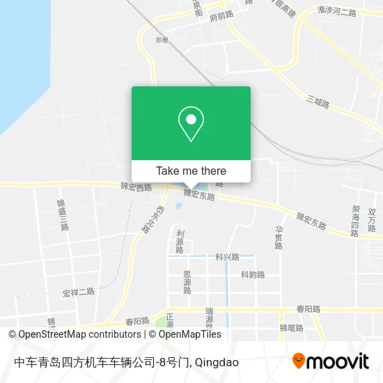 中车青岛四方机车车辆公司-8号门 map