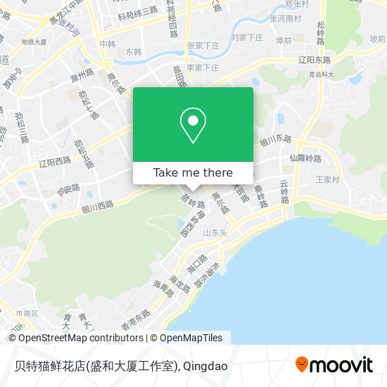 贝特猫鲜花店(盛和大厦工作室) map