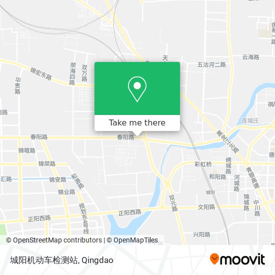 城阳机动车检测站 map