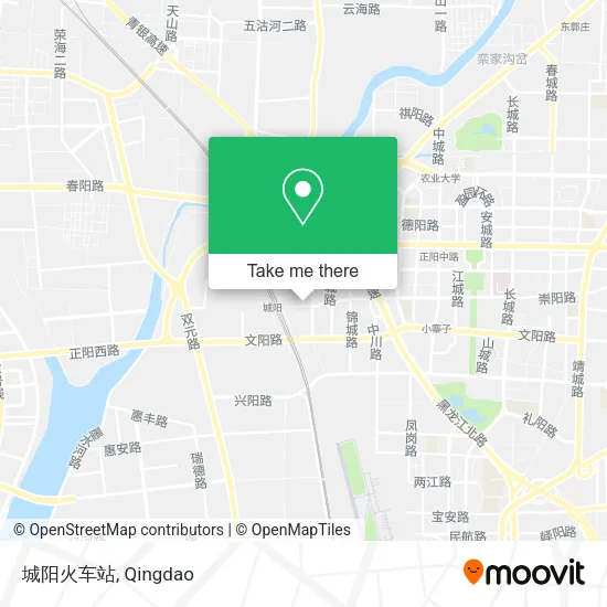 城阳火车站 map