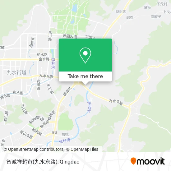 智诚祥超市(九水东路) map