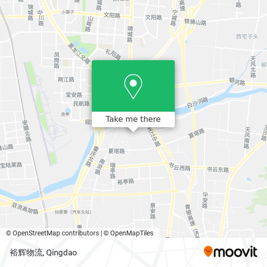 裕辉物流 map