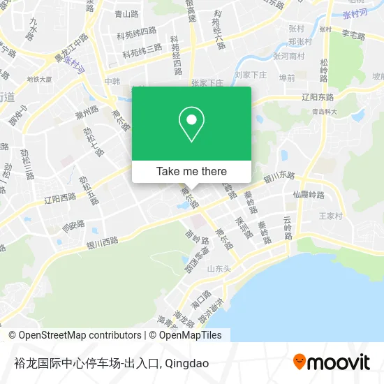 裕龙国际中心停车场-出入口 map
