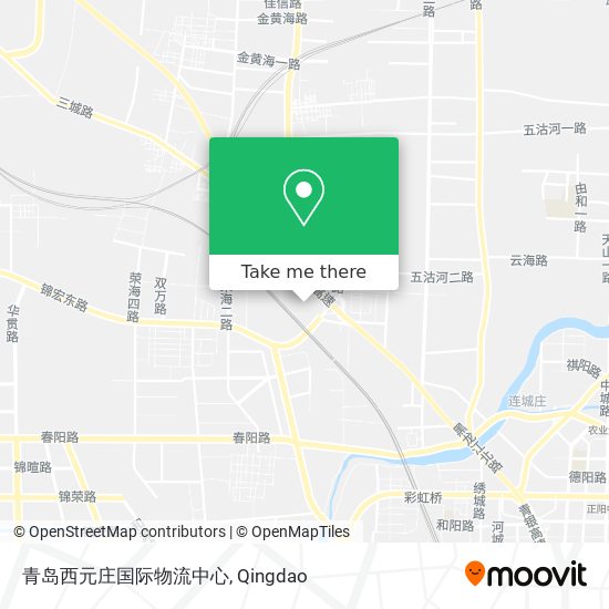 青岛西元庄国际物流中心 map