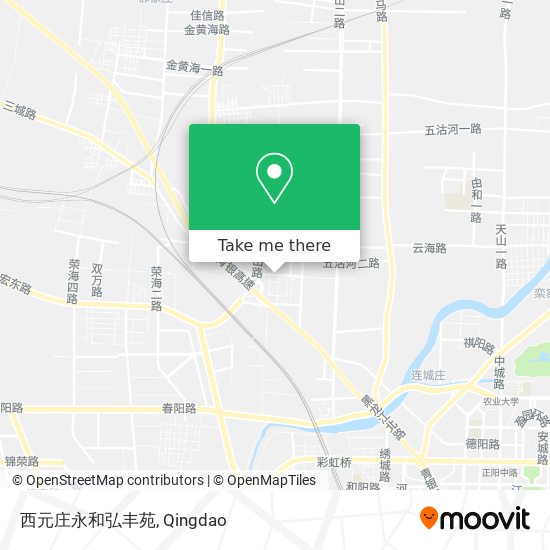 西元庄永和弘丰苑 map