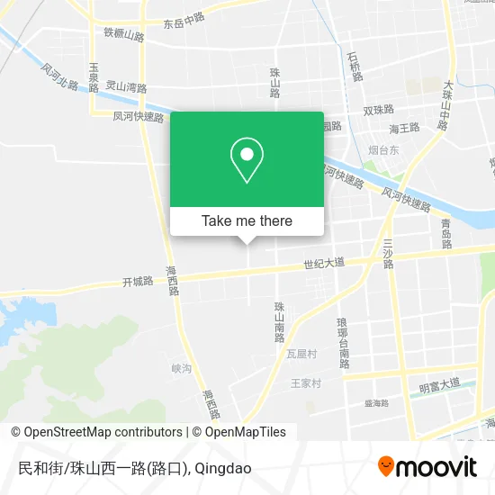 民和街/珠山西一路(路口) map