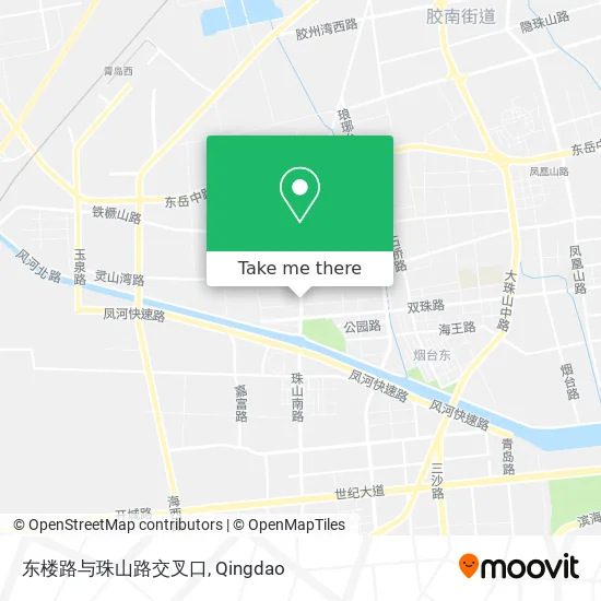 东楼路与珠山路交叉口 map