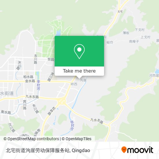 北宅街道沟崖劳动保障服务站 map