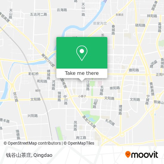钱谷山茶庄 map
