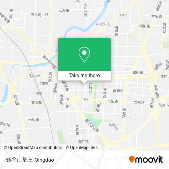 钱谷山茶庄 map