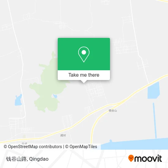 钱谷山路 map