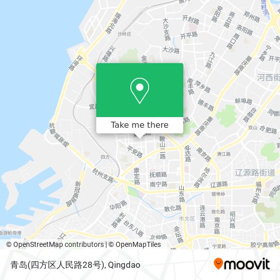 青岛(四方区人民路28号) map
