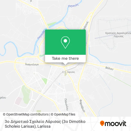 3ο Δημοτικό Σχολείο Λάρισας (3o Dimotiko Scholeio Larisas) map
