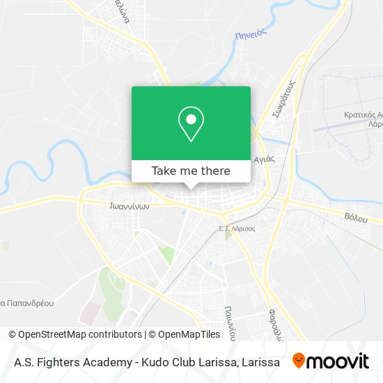 A.S. Fighters Academy - Kudo Club Larissa map
