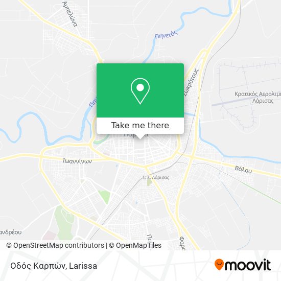 Οδός Καρπών map