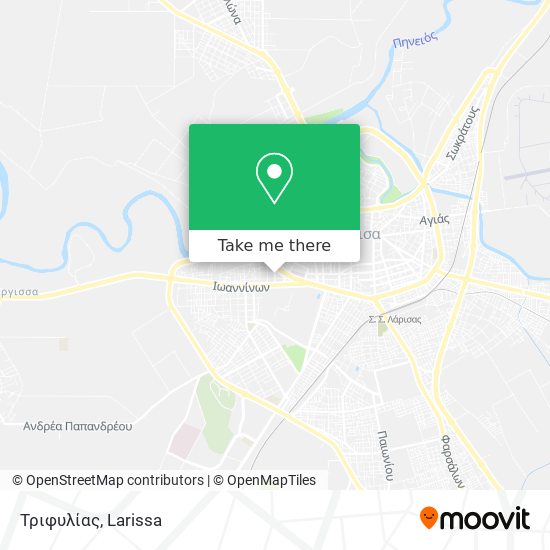 Τριφυλίας map