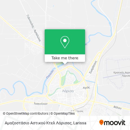 Αμαξοστάσιο Αστικού Κτελ Λάρισας map