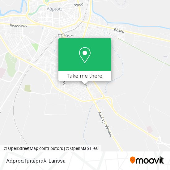 Λάρισα Ιμπέριαλ map
